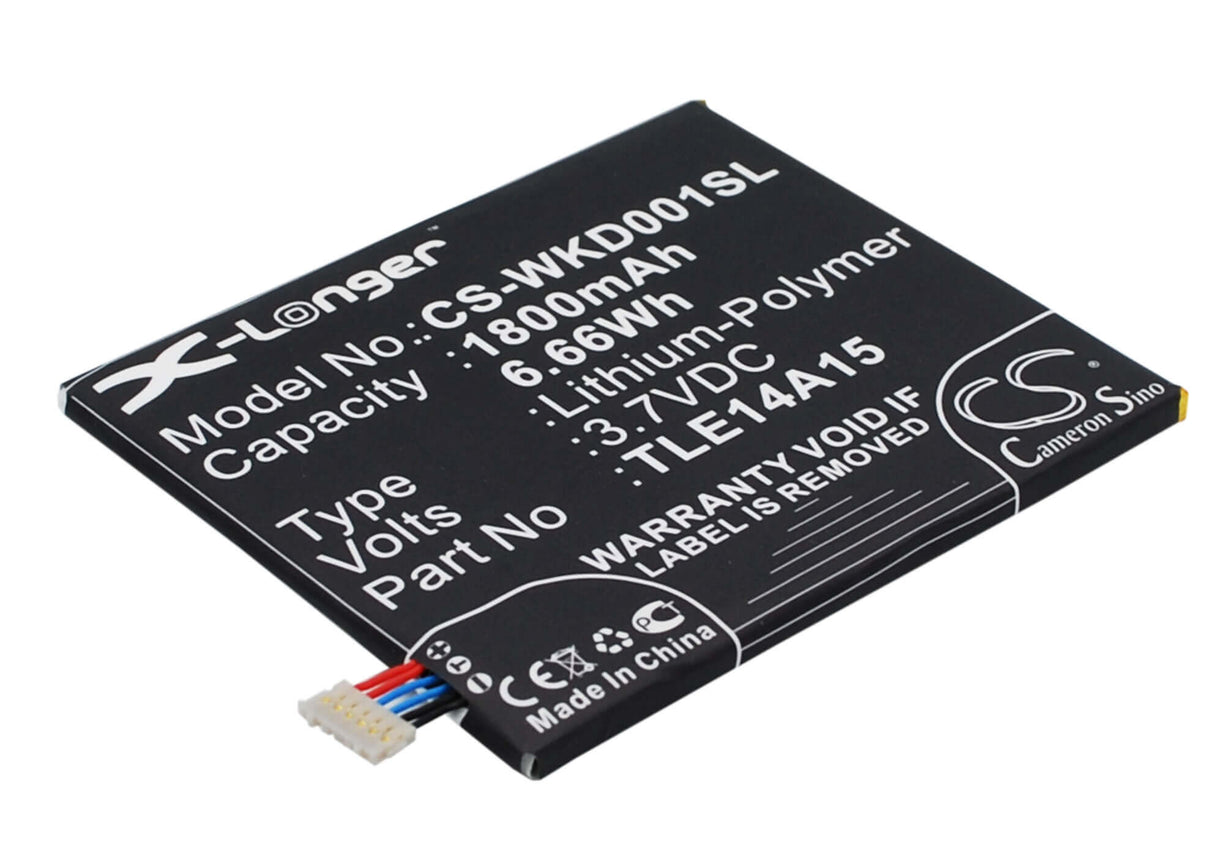 Battery For Wiko Darkmoon 3.7v, 1800mah - 6.66wh Batteries for Electronics Cameron Sino Technology Limited (Suspended)