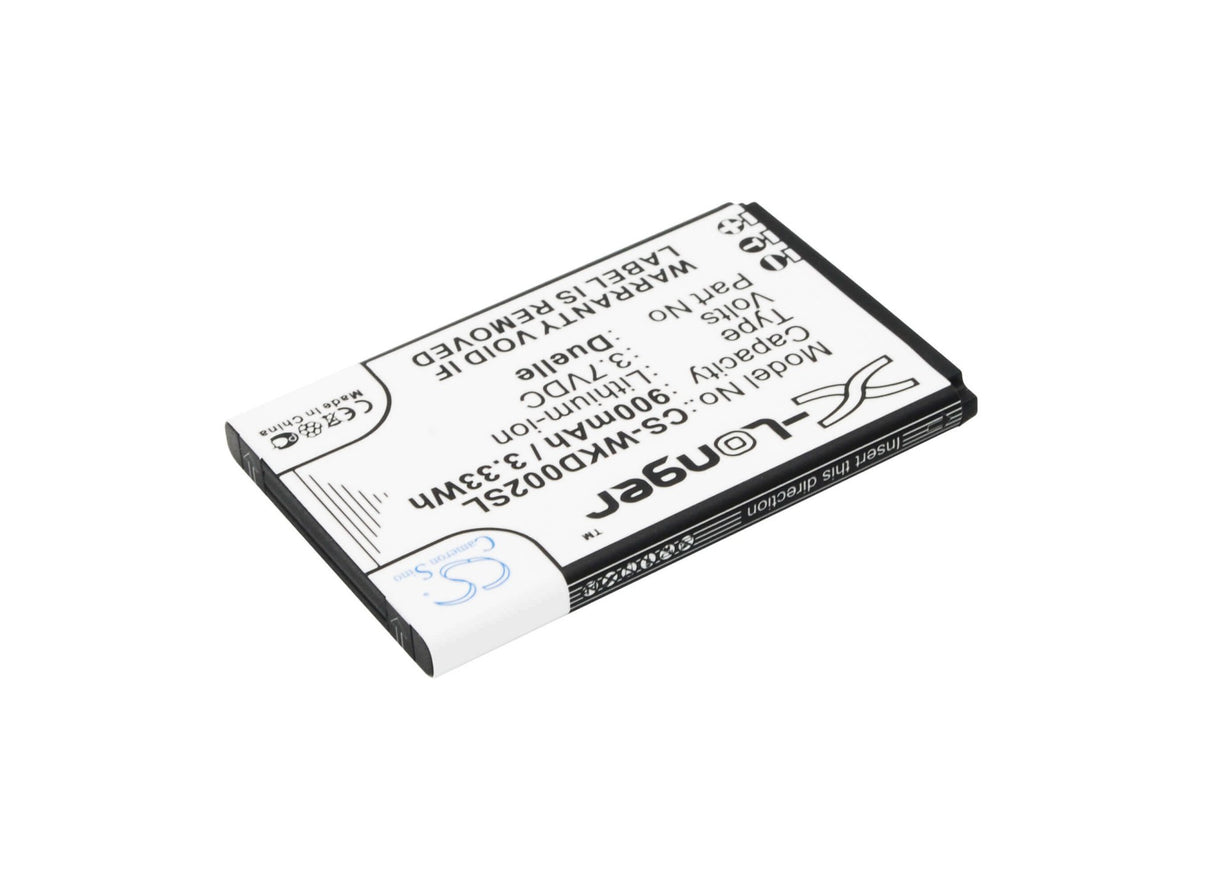 3,7V, Li-ion, 900mAh, batterie de smartphone compatible avec Wiko, Duelle, Duelle, 3,33Wh Mobile, Smartphone Cameron Sino Technology Limited (Smartphone)