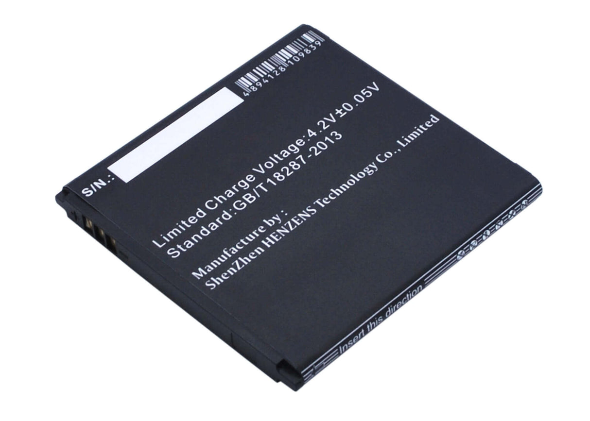 3,7V, Li-ion, 1200mAh, batterie de smartphone compatible avec Wiko, 2502, 9662, Goa, 4,44Wh Mobile, Smartphone Cameron Sino Technology Limited (Smartphone)