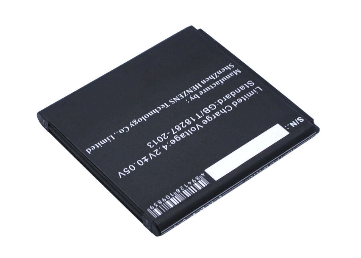 3,7V, Li-ion, 1200mAh, batterie de smartphone compatible avec Wiko, 2502, 9662, Goa, 4,44Wh Mobile, Smartphone Cameron Sino Technology Limited (Smartphone)