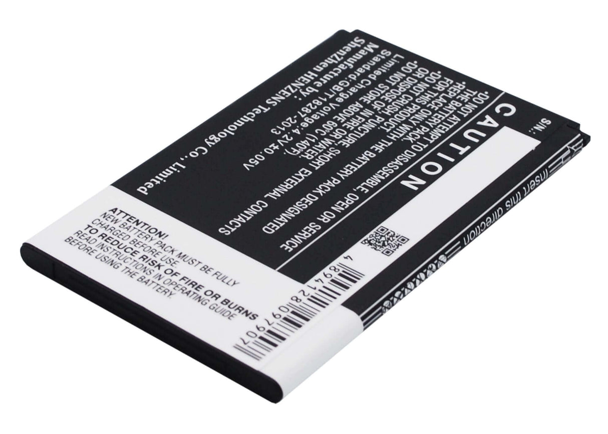 3.7V, Li-ion, 1800mAh, batterie de smartphone compatible avec Wiko, Lenny, B0386126, Lenny, 6.66Wh Mobile, Smartphone Cameron Sino Technology Limited (Smartphone)
