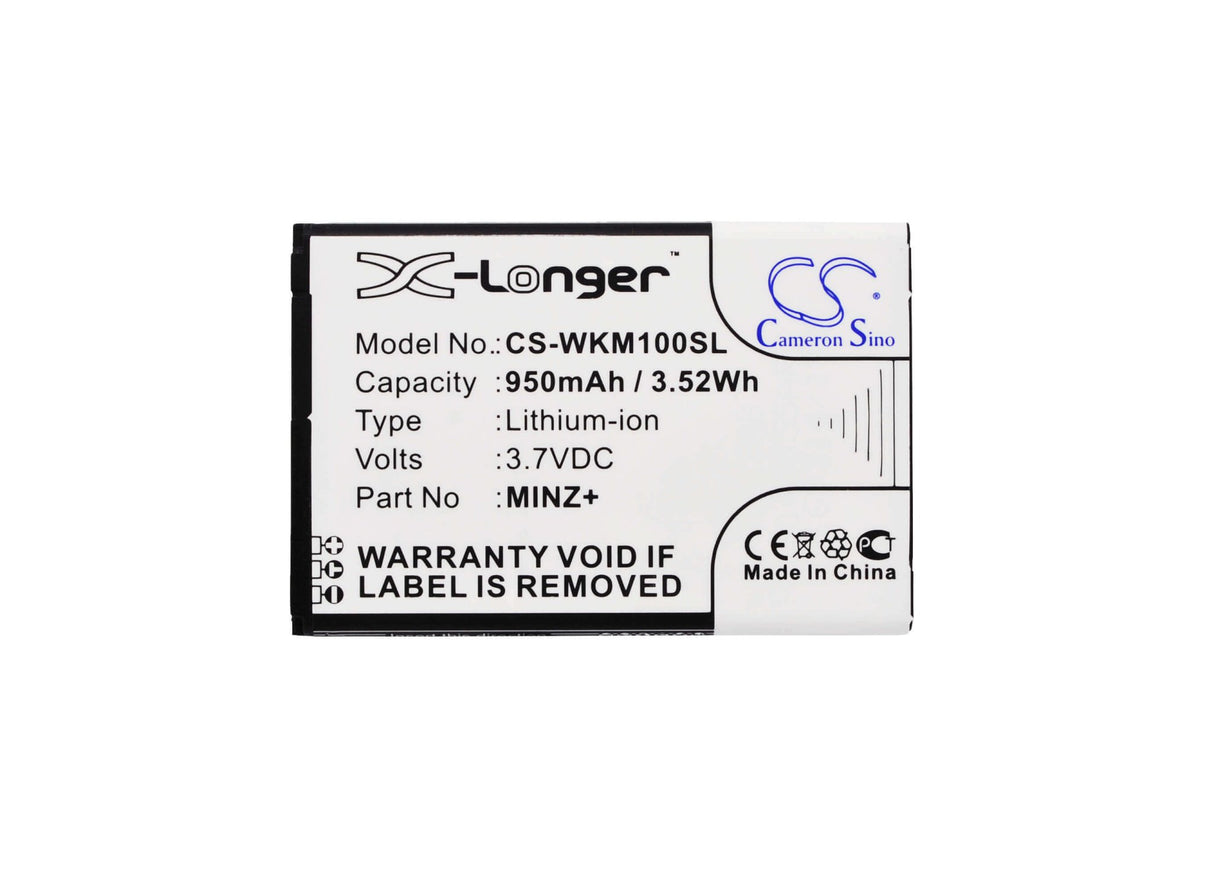 Battery For Wiko Minz, Minz+, M066win 3.7v, 950mah - 3.52wh Batteries for Electronics Cameron Sino Technology Limited (Suspended)