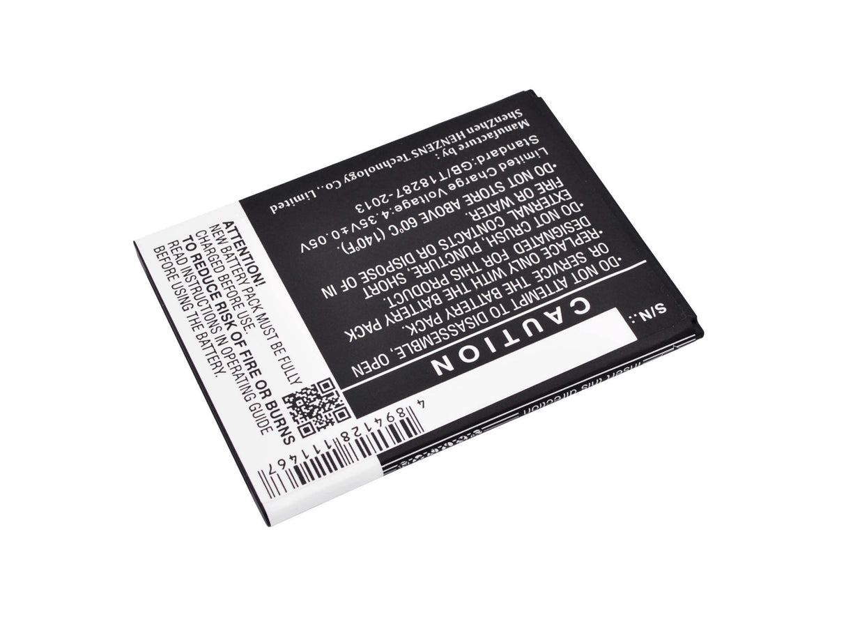 3,8V, Li-Polymer, 2500mAh, batterie de smartphone compatible avec Wiko, 5251, Pulp 3g, Pulp 4g, 9.5Wh Mobile, Smartphone Cameron Sino Technology Limited (Smartphone)