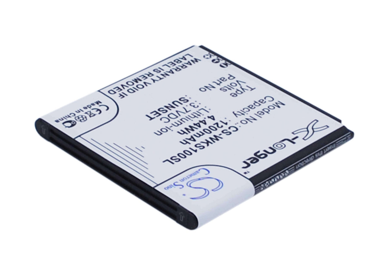 3,7V, Li-ion, 1200mAh, batterie de smartphone compatible avec Blu, Wiko, C535143120t, A030, Advance 4.0 L2, 4.44Wh Mobile, Smartphone Cameron Sino Technology Limited (Smartphone)