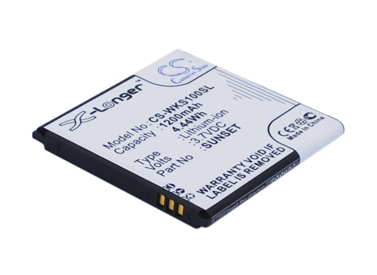 3,7V, Li-ion, 1200mAh, batterie de smartphone compatible avec Blu, Wiko, C535143120t, A030, Advance 4.0 L2, 4.44Wh Mobile, Smartphone Cameron Sino Technology Limited (Smartphone)