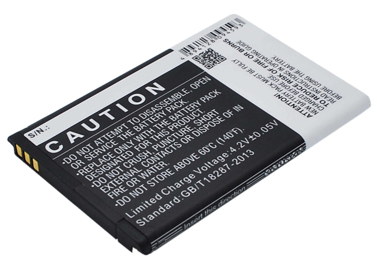 3.7V, Li-ion, 950mAh, SmartPhone battery fits Wiko, Dolfy, Dolfy, Kar 2, 3.52Wh Mobile, SmartPhone Cameron Sino Technology Limited (Suspended)