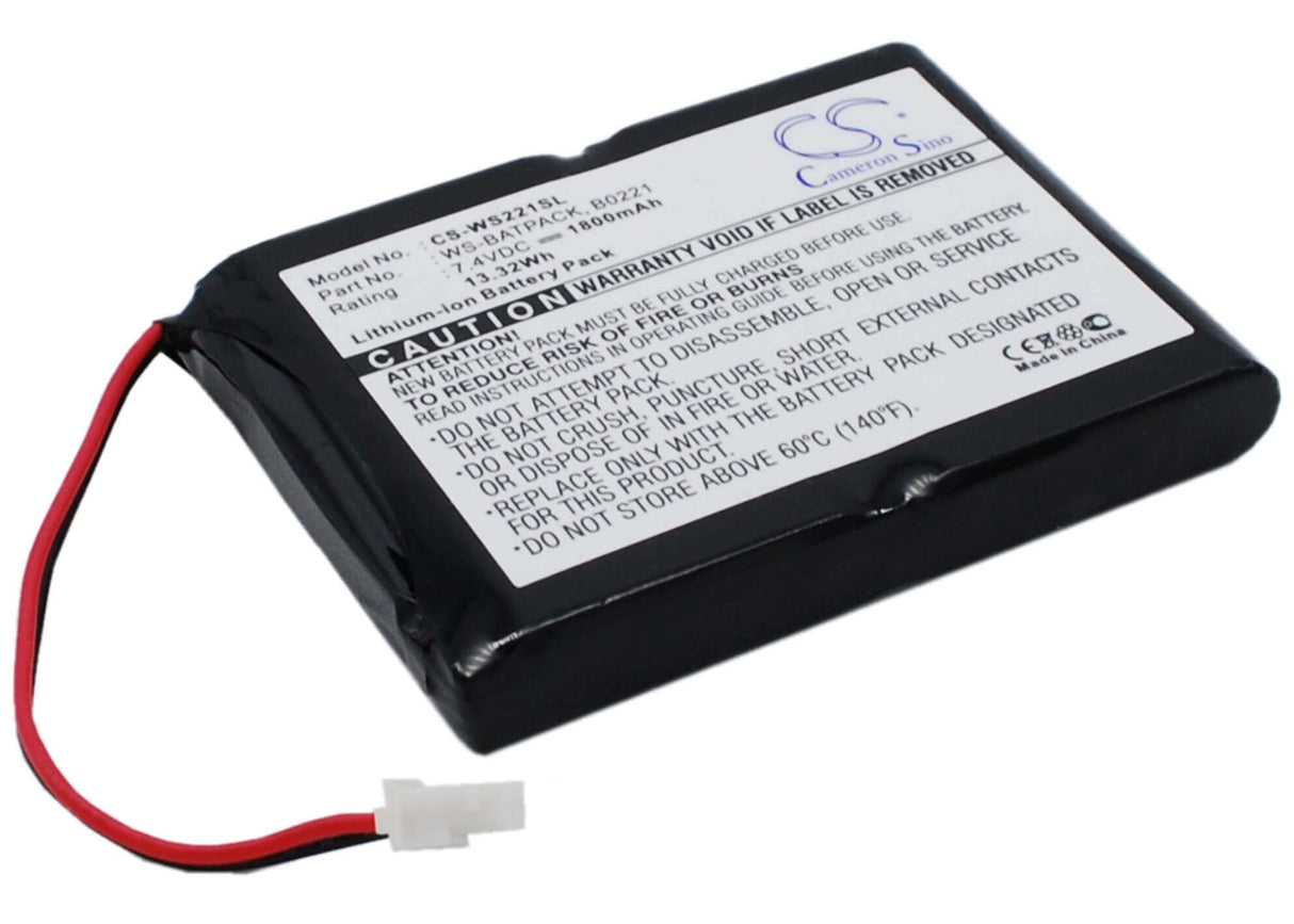 Amplifier Battery For William Sound Sorin, Li-ion 7.4v, 1800mah - 13.32wh Amplifier Cameron Sino Technology Limited