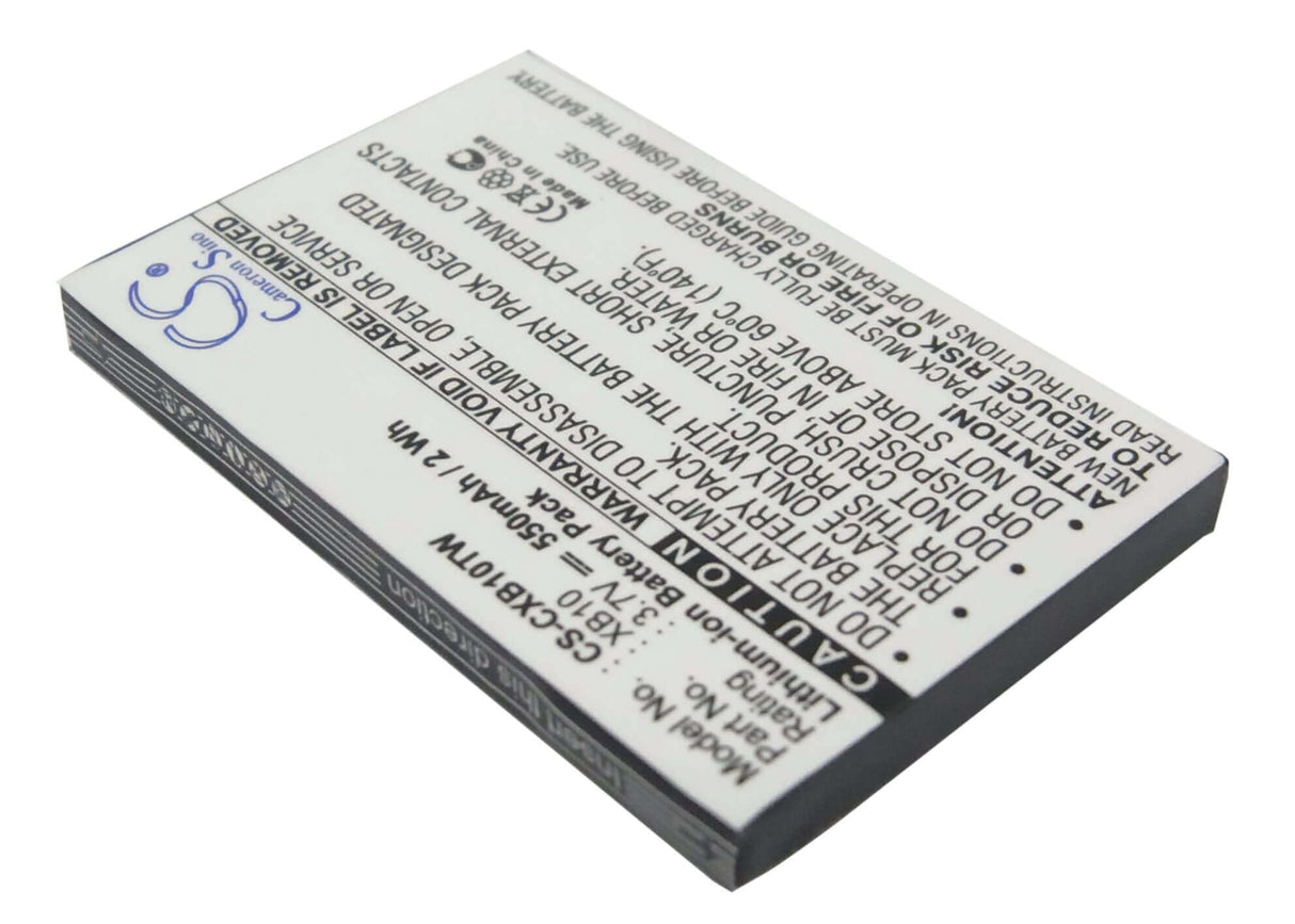 3.7V, Li-ion, 550mAh, Two-Way Radio battery fits Xact Communication, Xb10, Wristlinx X2x, Wristlinx X2x-2, 2.04Wh Two-Way Radio Cameron Sino Technology Limited
