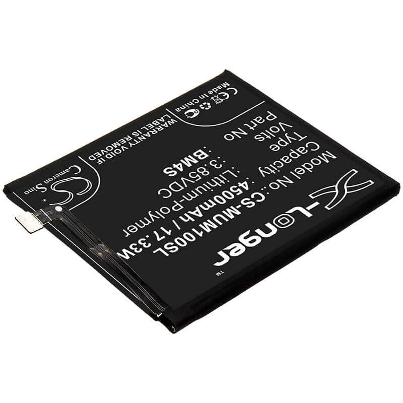 3,85V, Li-Polymère, 4500mAh, batterie de smartphone compatible avec Xiaomi, Bm4s, M2004j7ac, Redmi 10x, 17,33Wh Mobile, Smartphone Cameron Sino Technology Limited (Smartphone)