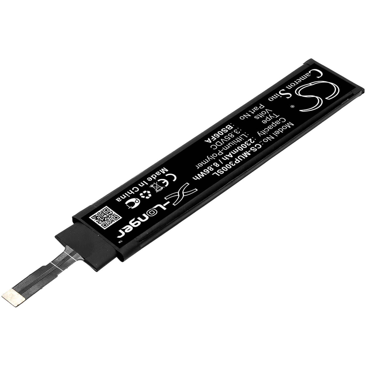 3.85V, Li-Polymer, 2300mAh, SmartPhone battery fits Xiaomi, Bs06fa, Black Shark 3, Black Shark 3 5g, 8.86Wh Mobile, SmartPhone Cameron Sino Technology Limited (Smartphone)