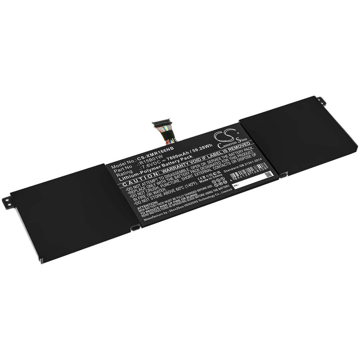 Battery For Xiaomi, Inchpro 15.6, Mi Pro 15.6, Mi Pro 15.6 I3 8130u/4gb/128gb 7.6v, 7800mah - 59.28wh Notebook, Laptop Cameron Sino Technology Limited