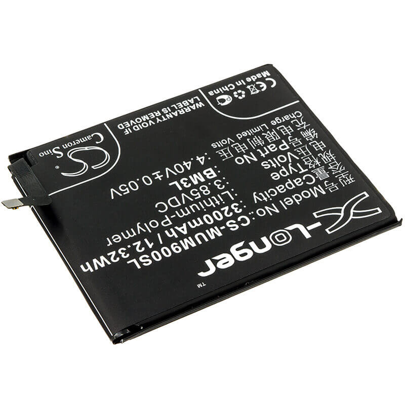 3,85V, Li-Polymère, 3200mAh, batterie de smartphone compatible avec Xiaomi, Bm3l, M1902f1a, M1902f1g, 12,32Wh Mobile, Smartphone Cameron Sino Technology Limited (Smartphone)