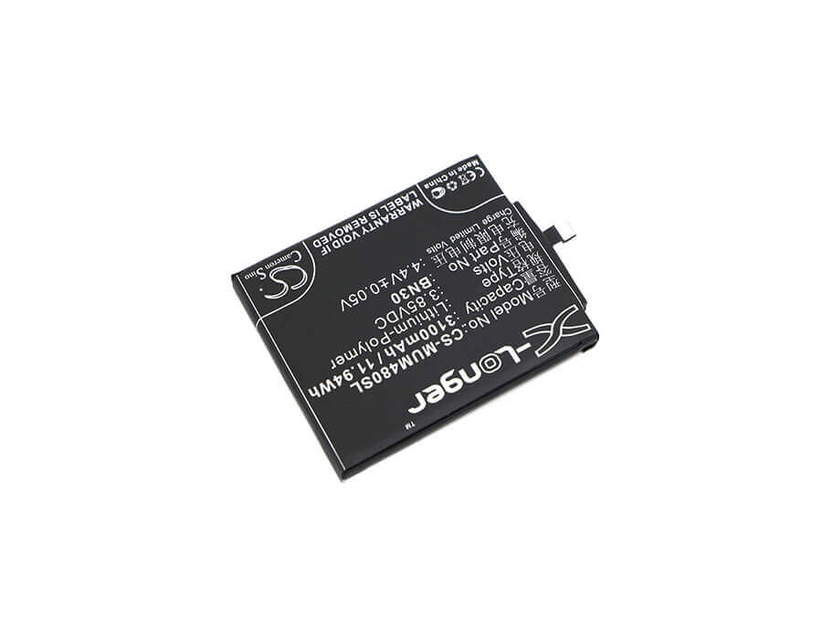 3.85V, Li-Polymer, 3100mAh, SmartPhone battery fits Xiaomi, Bn30, Mi 4a, Redmi 4a, 11.94Wh Mobile, SmartPhone Cameron Sino Technology Limited (Smartphone)