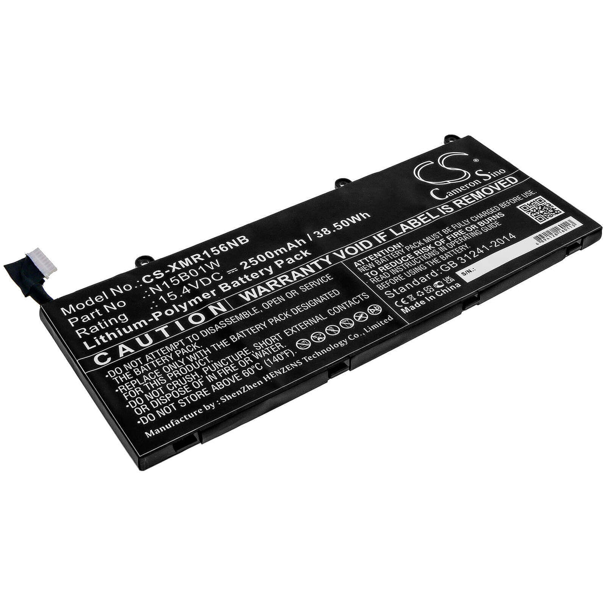 Battery For Xiaomi, Mi Ruby 15.6 15.4v, 2500mah - 38.50wh Notebook, Laptop Cameron Sino Technology Limited