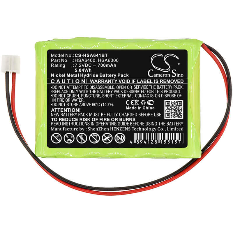 Ni-MH, Alarm Battery For Yale, Alarm Control Panels, Hsa6300 Family Alarm Control Panel 7.2v, 700mah - 5.04wh Alarm System Cameron Sino Technology Limited