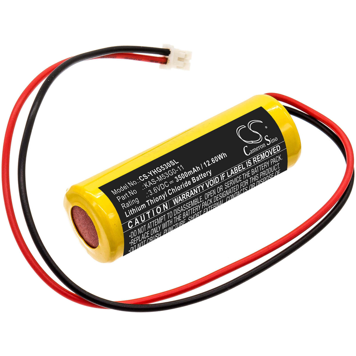 PLC Battery for Yamaha, Kas-m53g0-10 3.6v, 3500mah - 12.60wh PLC Cameron Sino Technology Limited