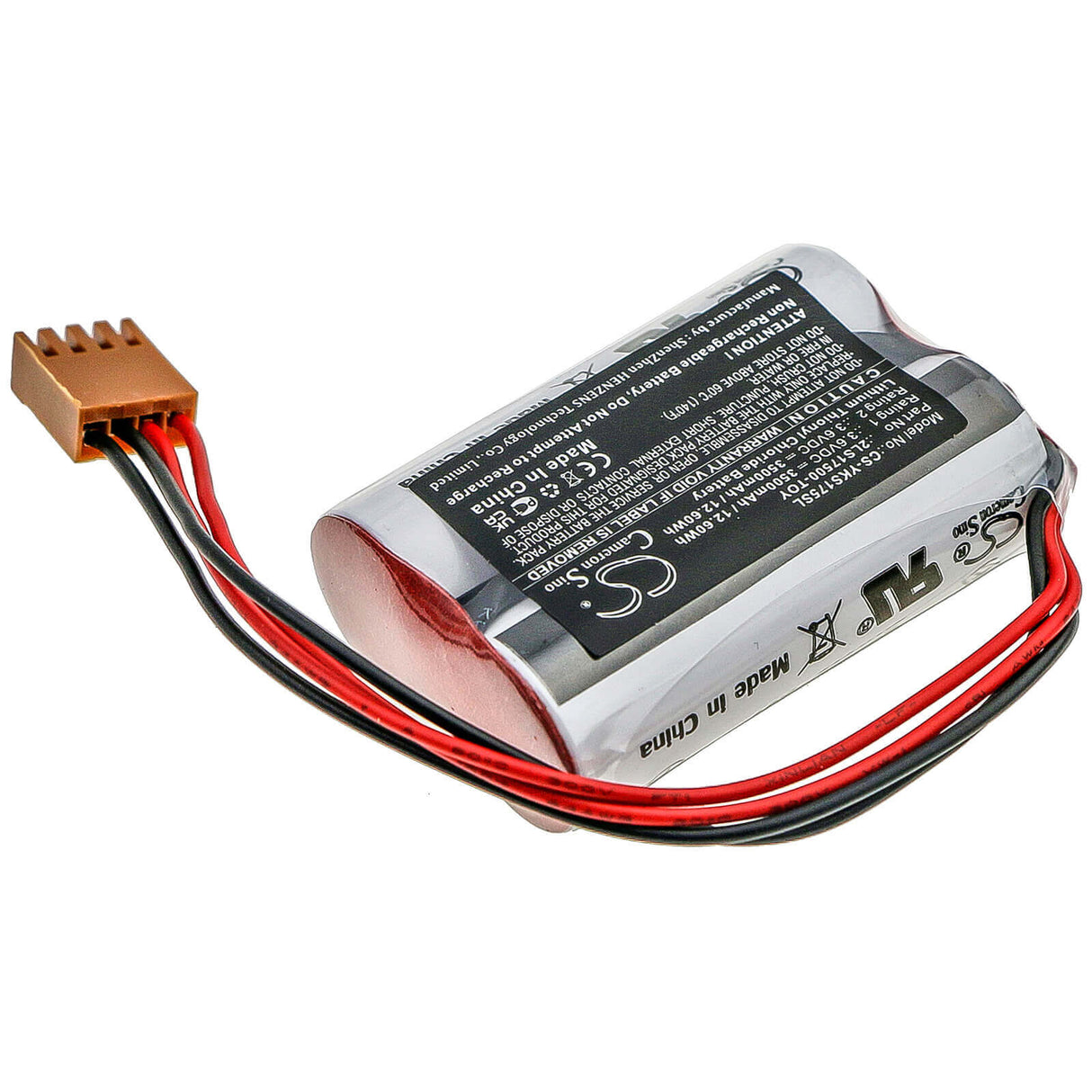PLC Battery for Yaskawa, 2ls17500-toy 3.6v, 3500mah - 12.60wh PLC Cameron Sino Technology Limited