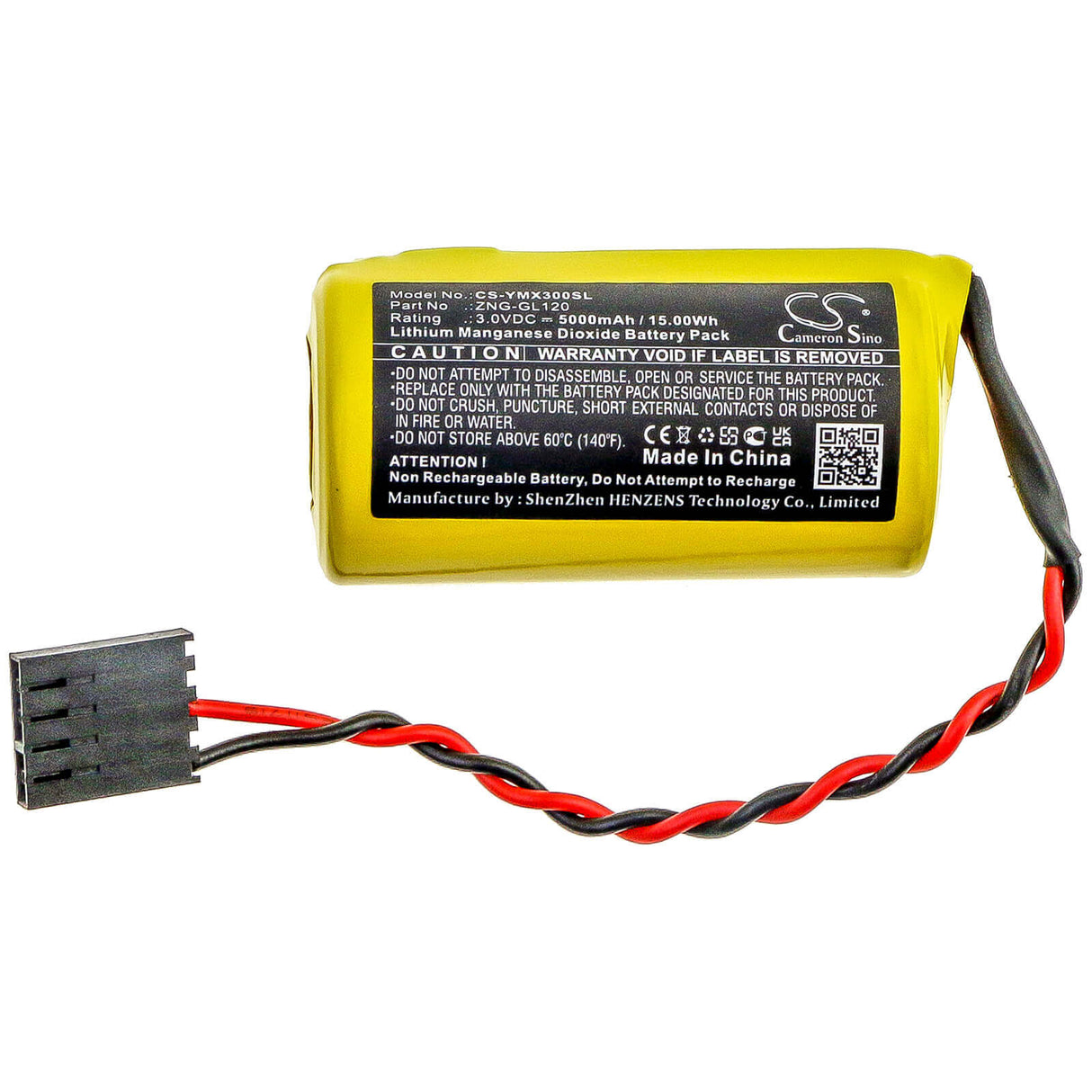 PLC Battery for Yaskawa, Yasnac Mx3 3v, 5000mah - 15.00wh PLC Cameron Sino Technology Limited