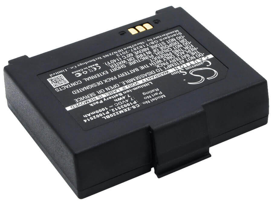 7.4V, Li-ion, 1000mAh, Batterie d'imprimante portable compatible avec Zebra, Ak18913-001, Em 220, Imprimante mobile Em 220, 7.4Wh Imprimante portable Cameron Sino Technology Limited