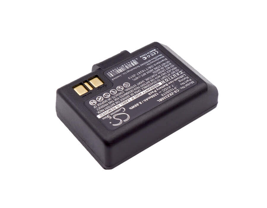 Batterie de scanner de codes-barres pour Zebra, Ez320 7.4v, 1200mah - 8.88wh Scanner de codes-barres Cameron Sino Technology Limited