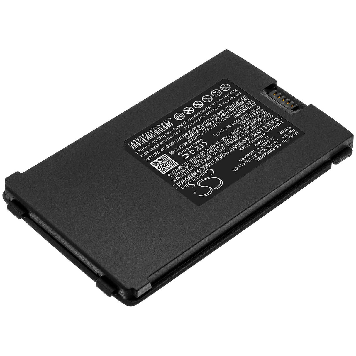 Barcode Scanner Battery For Zebra, Tc21, Tc26, Tc26ak 3.8v, 3050mah - 11.59wh Barcode Scanner Cameron Sino Technology Limited