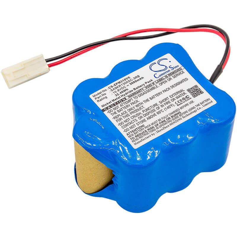10.8V, Ni-MH, 3000mAh, Vacuum battery fits Zepter, 9p130scr, 9p-130scr, 9p130scs, 32.40Wh Vacuum Cameron Sino Technology Limited