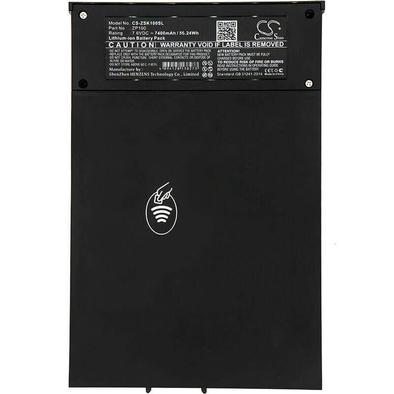 7.6V, Li-ion, 7400mAh, Equipment battery fits Ziosk, Zp100, TTM-00536, Ttm-50003, 56.24Wh Equipment, Survey, Test Cameron Sino Technology Limited