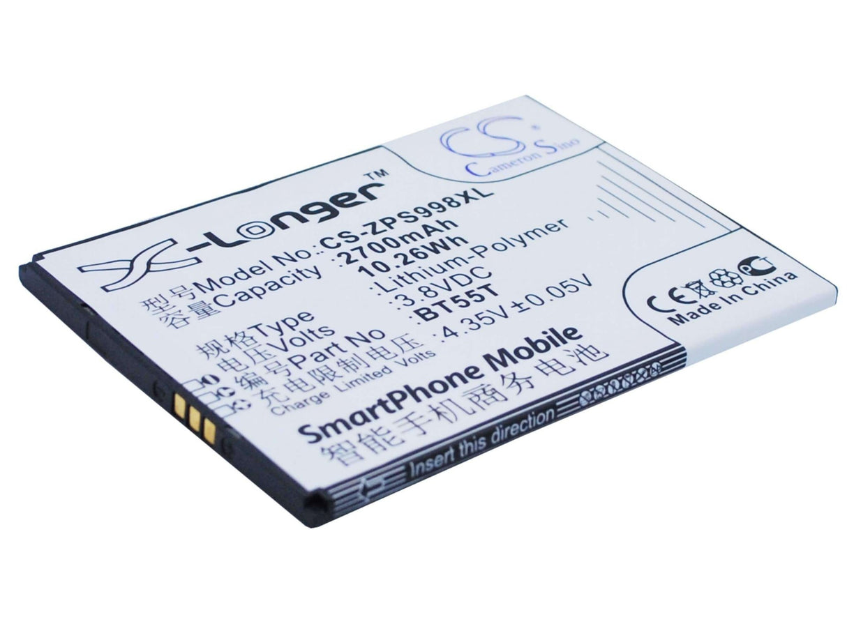 Battery For Zopo 9530, 3x, Zp999 3.8v, 2700mah - 10.26wh Batteries for Electronics Cameron Sino Technology Limited (Suspended)