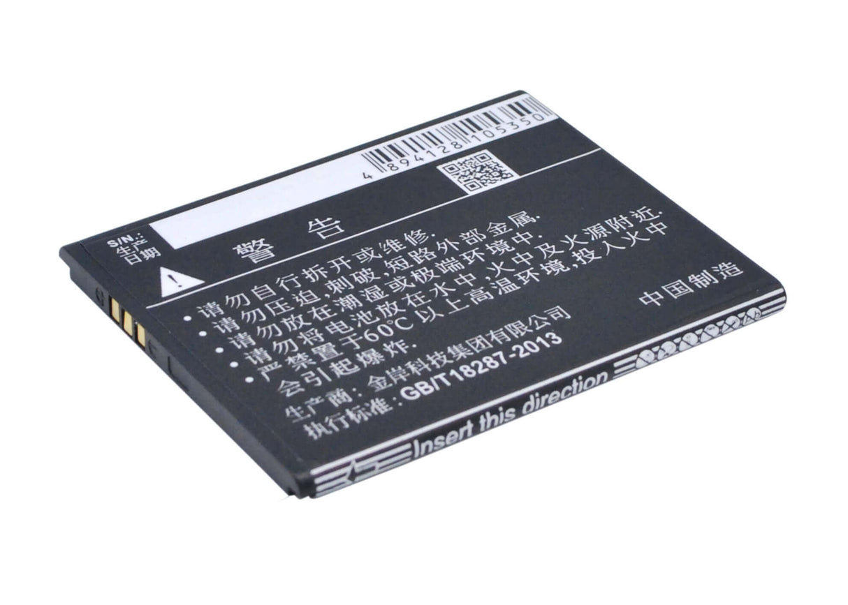 3,7V, Li-ion, 1700mAh, batterie de smartphone compatible avec Zopo, Bt28s, 6470, Zp590, 6,29Wh Mobile, SmartPhone Cameron Sino Technology Limited (Suspendu)