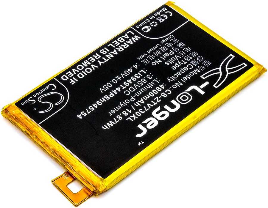 3.85V, Li-Polymer, 4900mAh, SmartPhone battery fits Zte, Li3949t44p8h945754, Blade A2 Plus, Blade A2 Plus Dual Sim Td-lte, 18.87Wh Mobile, SmartPhone Cameron Sino Technology Limited (Smartphone)