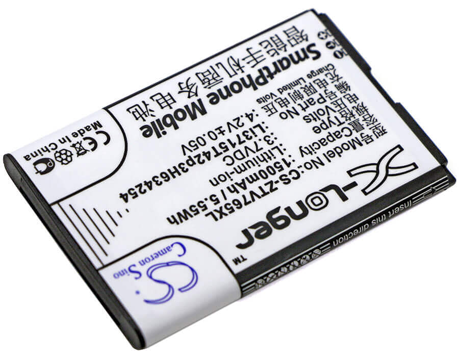3.7V, Li-ion, 1500mAh, SmartPhone battery fits Zte, Li3715t42p3h634254, Blade G, Leo Q1, 5.55Wh Mobile, SmartPhone Cameron Sino Technology Limited (Smartphone)