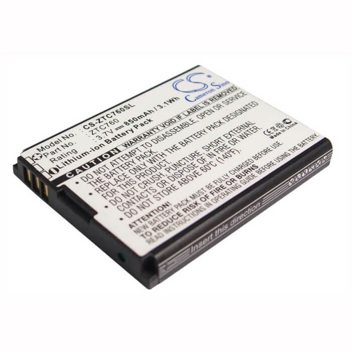 3.7V, Li-ion, 850mAh, SmartPhone battery fits Telstra, C76, 3.15Wh Mobile, SmartPhone Cameron Sino Technology Limited (Suspended)
