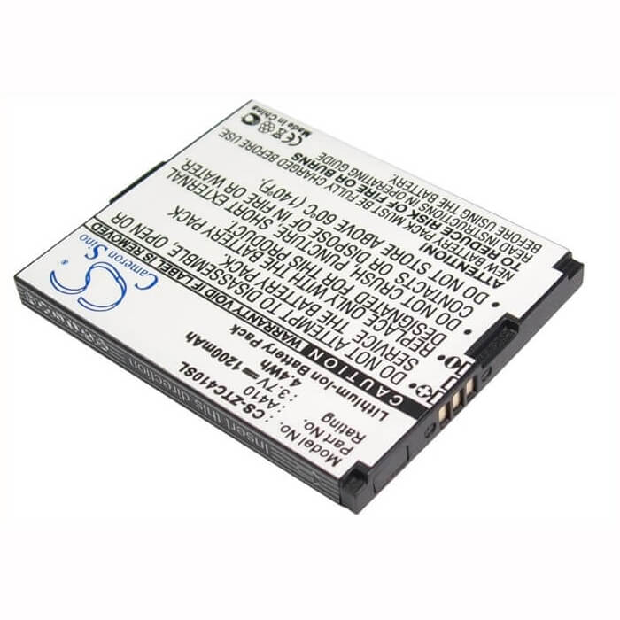3.7V, Li-ion, 1200mAh, SmartPhone battery fits Cricket, Telstra, Zte, A410, A410, Calcomp A410, 4.44Wh Mobile, SmartPhone Cameron Sino Technology Limited (Smartphone)