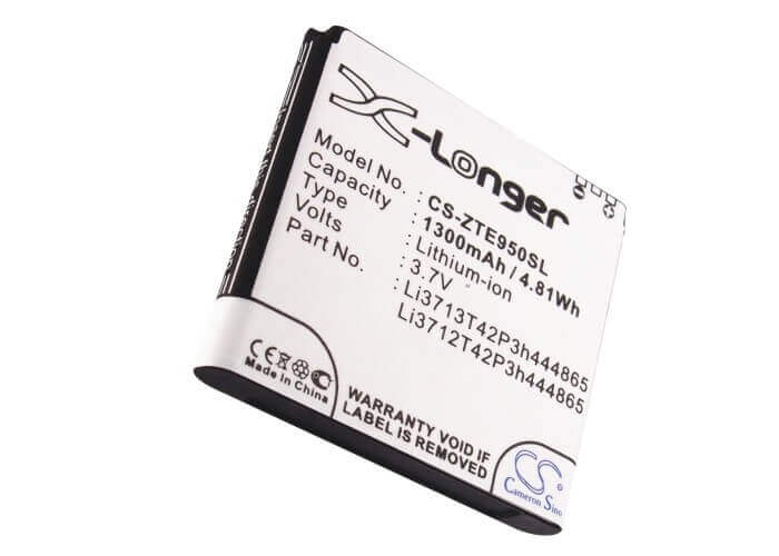 3.7V, Li-ion, 1300mAh, SmartPhone battery fits Base, Li3712t42p3h444865, Lutea, 4.81Wh Mobile, SmartPhone Cameron Sino Technology Limited (Suspended)