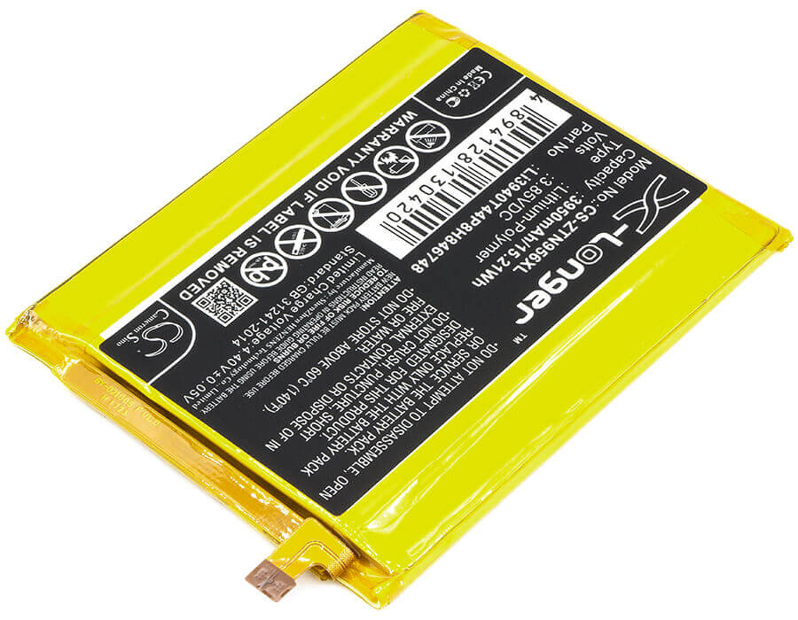 3.85V, Li-Polymer, 3950mAh, SmartPhone battery fits Zte, Li3940t44p8h846748, Blade Max 3, Blade Max 3 Lte-a, 15.21Wh Mobile, SmartPhone Cameron Sino Technology Limited (Smartphone)