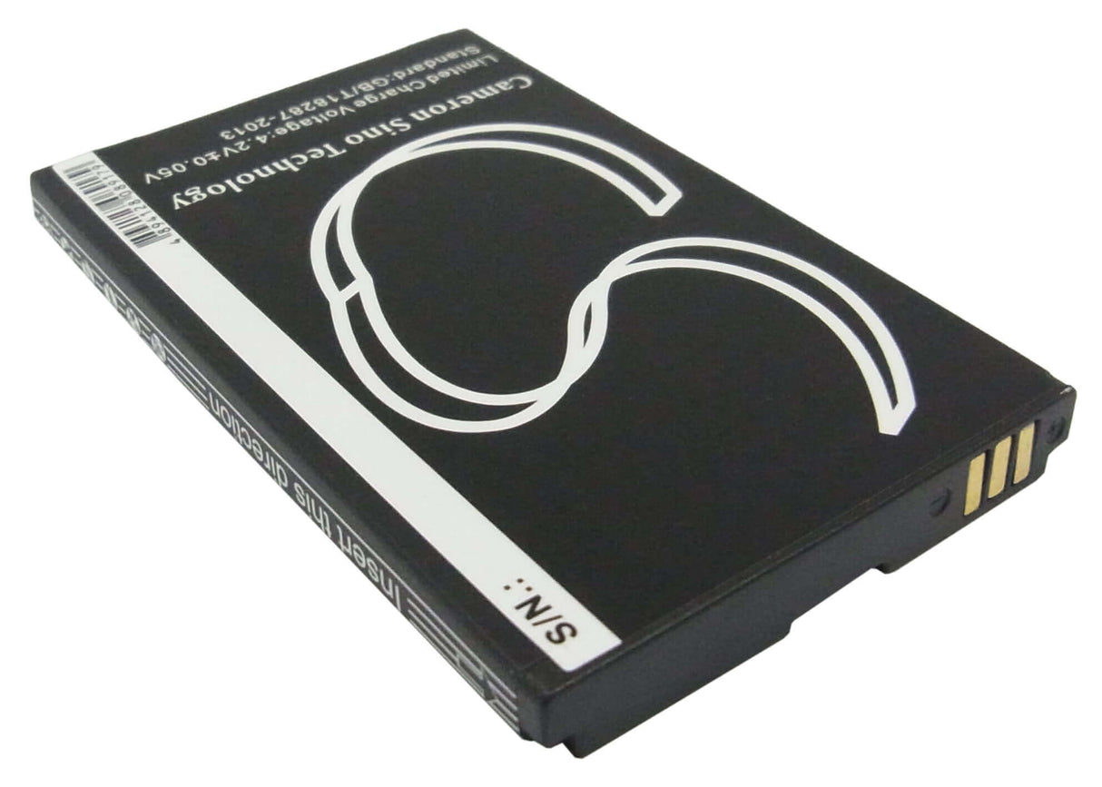 3,7V, Li-ion, 2000mAh, Batterie Hotspot compatible Mts, Zte, Li3720t42p3h704572, 831ft, 833f, 7,40Wh Hotspot Cameron Sino Technology Limited