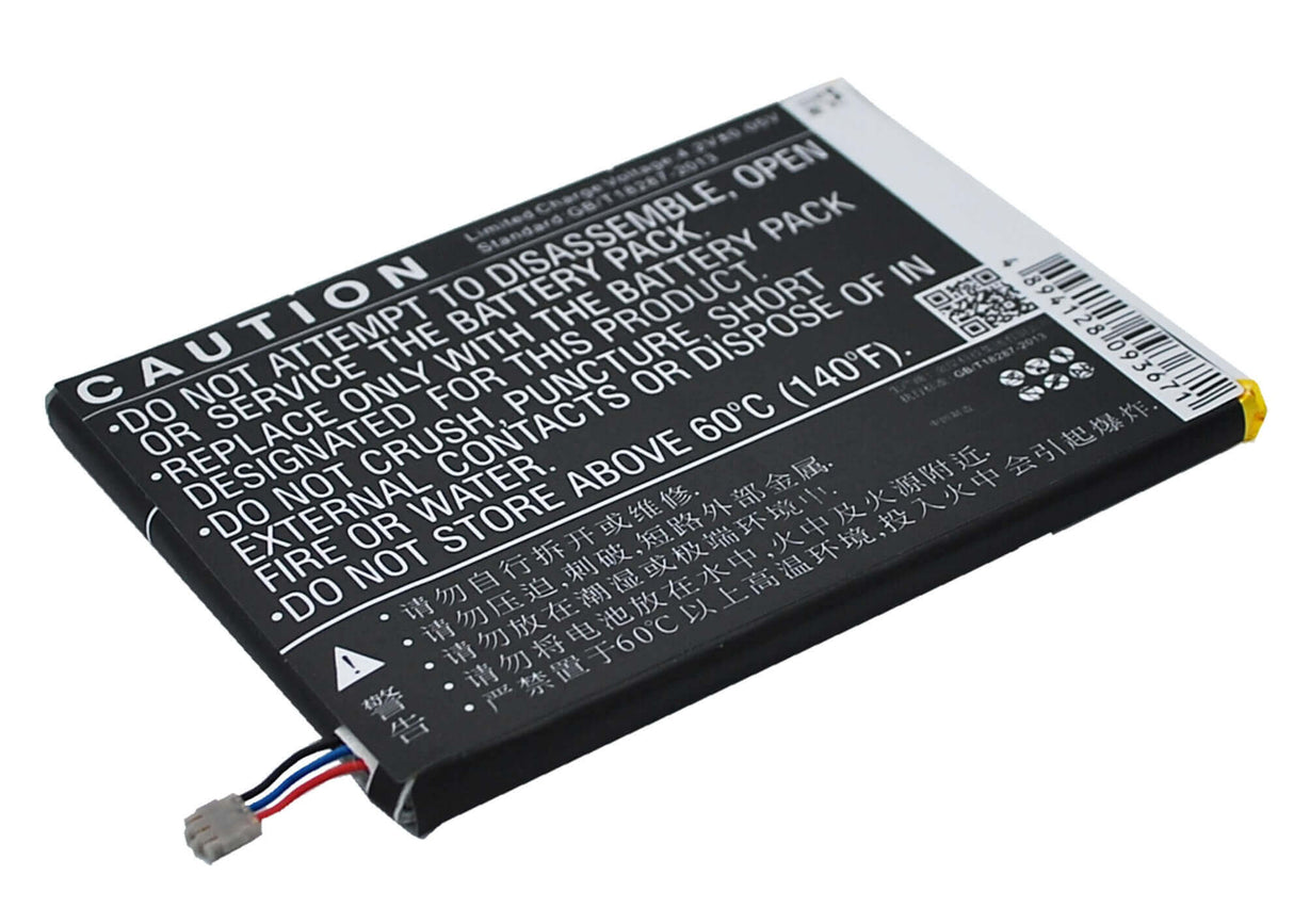 3.8V, Li-Polymer, 2300mAh, Hotspot battery fits Zte, Zte, Li3820t43p3h715345, Grand S Flex, Mf910, 8.74Wh Hotspot Cameron Sino Technology Limited