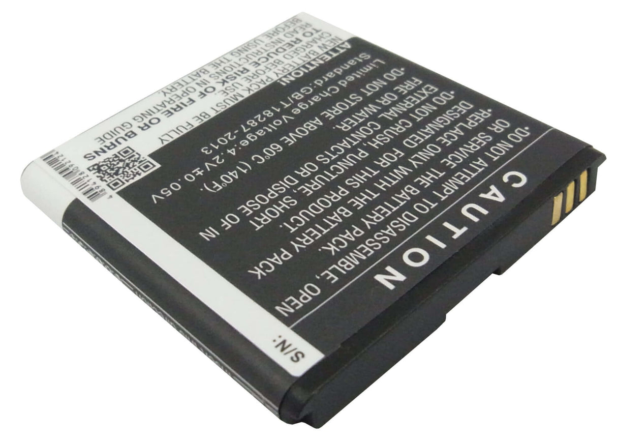 3.7V, Li-ion, 1500mAh, SmartPhone battery fits At&t, Net10, T-mobile, Amazing, Zte, Li3715t42p3h504857, A1, 5.55Wh Mobile, SmartPhone Cameron Sino Technology Limited (Smartphone)