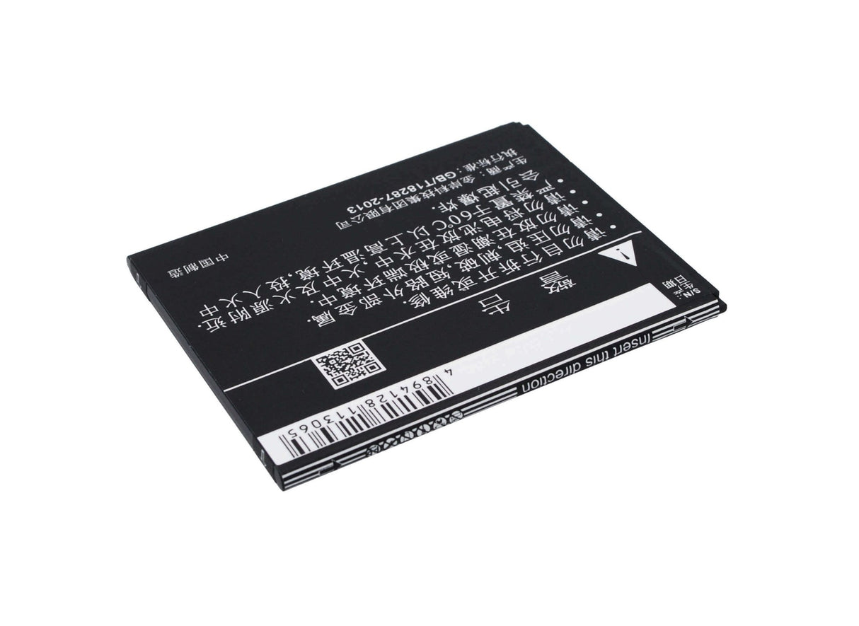 3.7V, Li-ion, 2200mAh, SmartPhone battery fits Zte, Li3825t43p3h746243, N928, N928dt, 8.14Wh Mobile, SmartPhone Cameron Sino Technology Limited (Suspended)