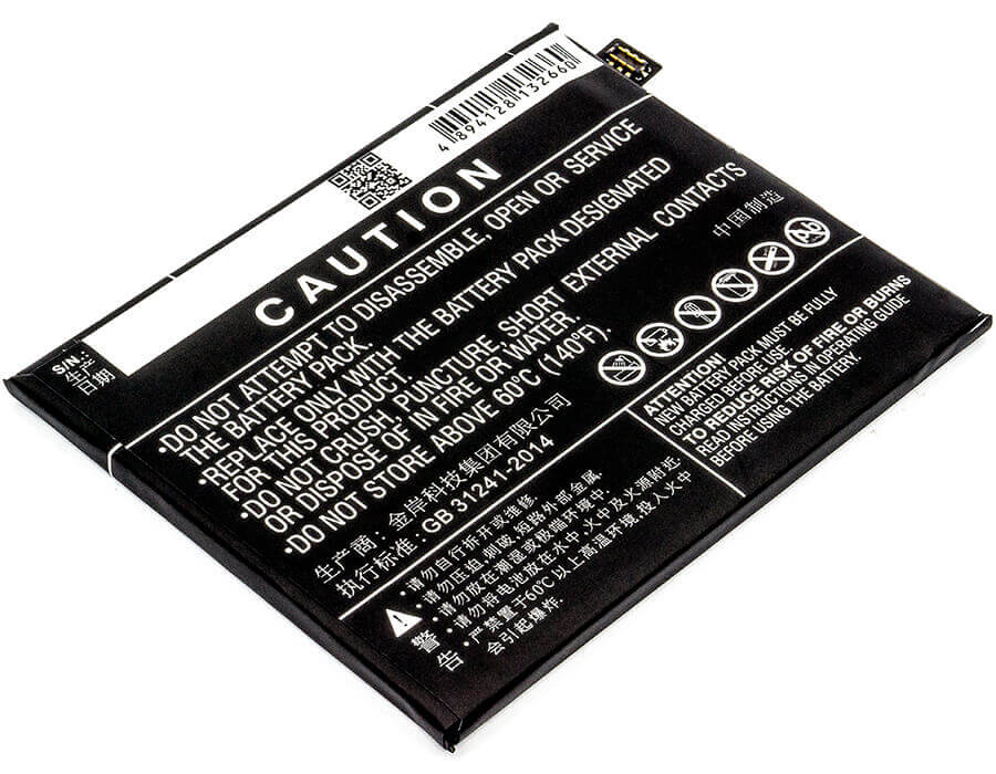 3,85V, Li-Polymère, 3600mAh, Batterie de smartphone compatible avec Zte, Nubia, Li3936t44p6h836542, M2, M2 Dual Sim, 13,86Wh Mobile, Smartphone Cameron Sino Technology Limited (Smartphone)