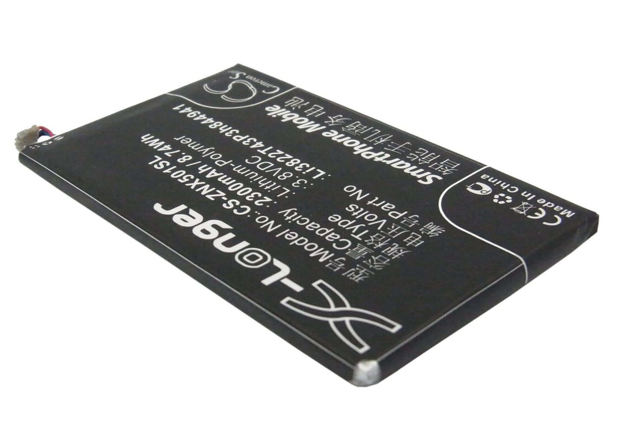 3.8V, Li-Polymer, 2300mAh, SmartPhone battery fits Zte, Li3822t43p3h844941, Nubia Z5, Nubia Z5 Mini, 8.74Wh Mobile, SmartPhone Cameron Sino Technology Limited (Smartphone)