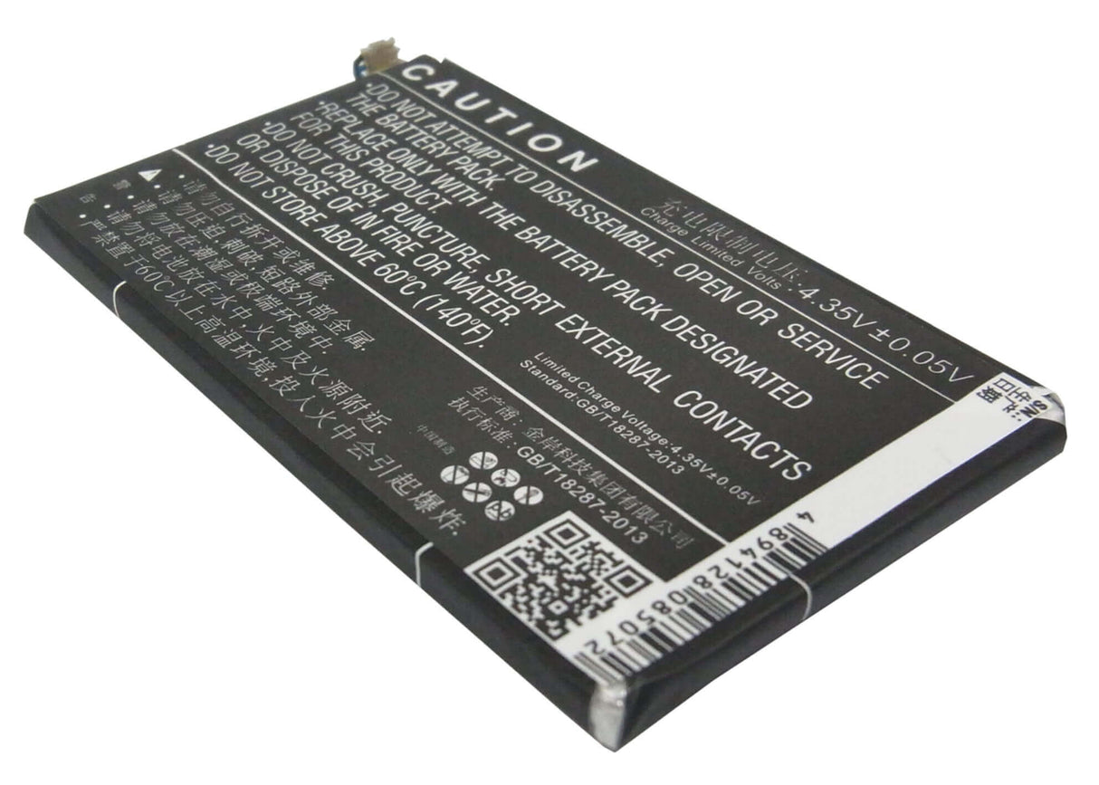 3.8V, Li-Polymer, 2300mAh, SmartPhone battery fits Zte, Li3822t43p3h844941, Nubia Z5, Nubia Z5 Mini, 8.74Wh Mobile, SmartPhone Cameron Sino Technology Limited (Smartphone)