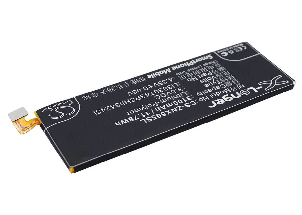 3.8V, Li-Polymer, 3100mAh, SmartPhone battery fits Zte, Li3803t43p3hb34243, Nubia Z7 Max, Nubia Z7 Max Dual Sim, 11.78Wh Mobile, SmartPhone Cameron Sino Technology Limited (Smartphone)