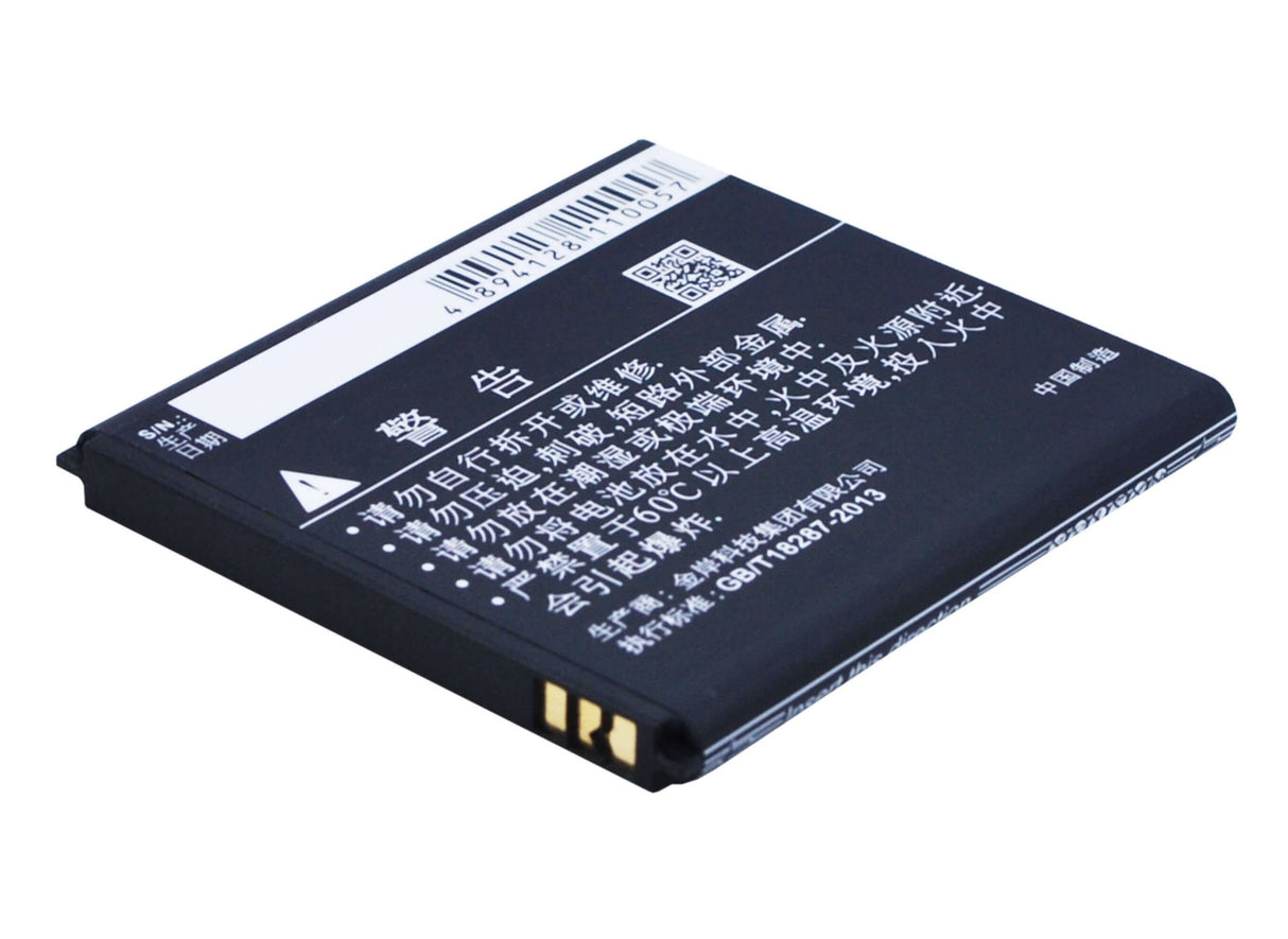 3.7V, Li-ion, 1100mAh, SmartPhone battery fits Zte, Li3712t42p3h535047, Q101t, 4.07Wh Mobile, SmartPhone Cameron Sino Technology Limited (Suspended)