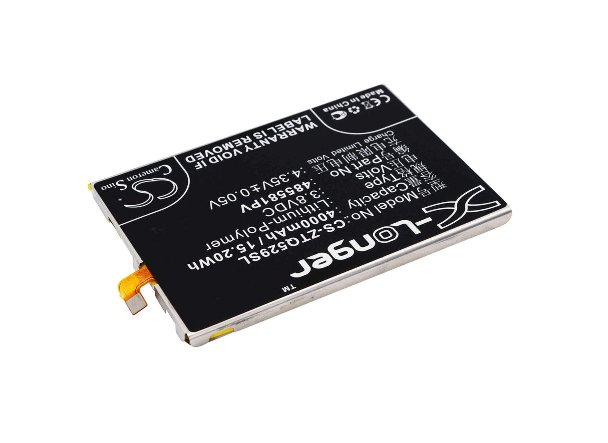 3.8V, Li-Polymer, 4000mAh, SmartPhone battery fits Zte, 485581pv, Q529, Q529c, 15.2Wh Mobile, SmartPhone Cameron Sino Technology Limited (Suspended)