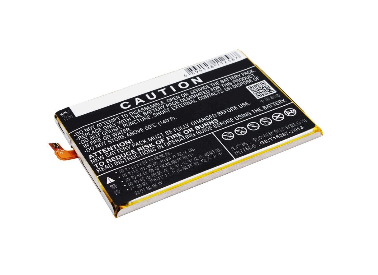 3.8V, Li-Polymer, 4000mAh, SmartPhone battery fits Zte, 485581pv, Q529, Q529c, 15.2Wh Mobile, SmartPhone Cameron Sino Technology Limited (Suspended)