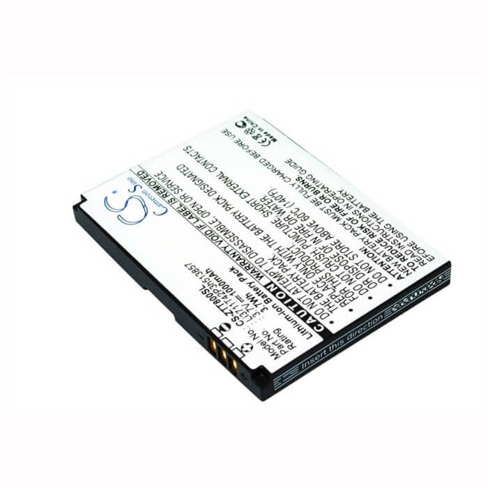 3.7V, Li-ion, 1000mAh, SmartPhone battery fits Vodafone, Zte, Li3711t42p3h513857, P752d, 3.7Wh Mobile, SmartPhone Cameron Sino Technology Limited (Smartphone)