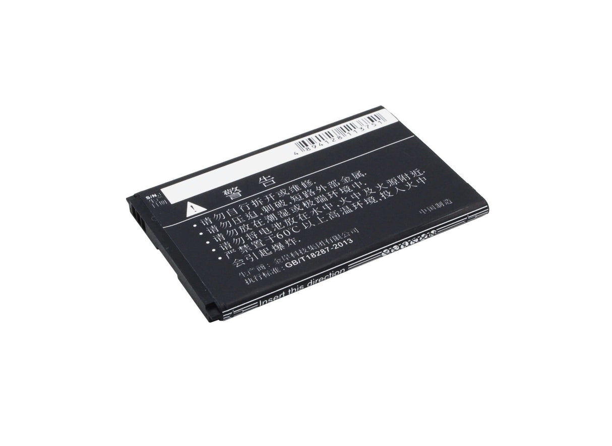3.7V, Li-ion, 1300mAh, SmartPhone battery fits Zte, Li3713t42p3h644461, Dtac Joey Jump 2, V779, 4.81Wh Mobile, SmartPhone Cameron Sino Technology Limited (Suspended)