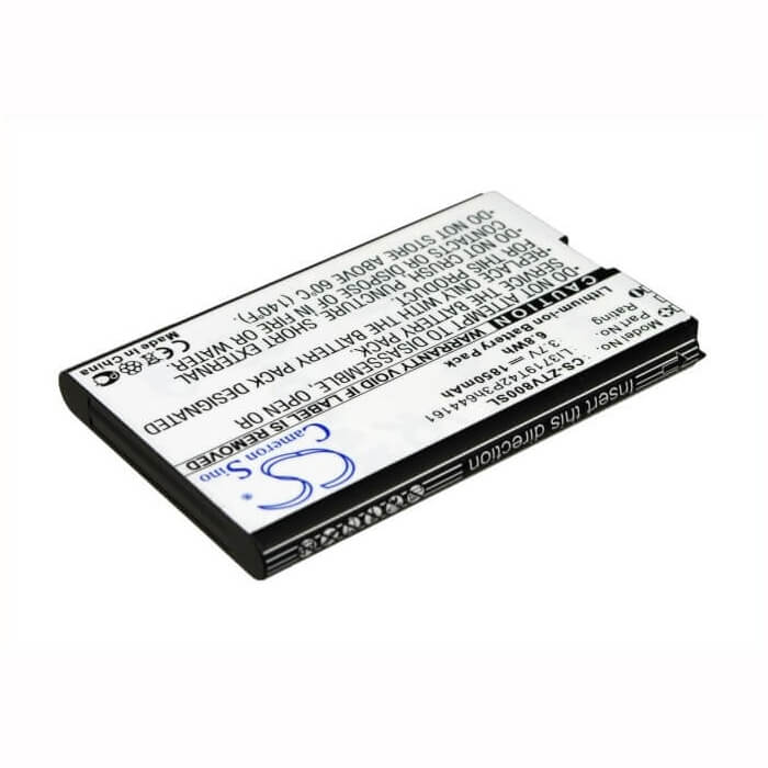 3.7V, Li-ion, 1850mAh, Hotspot battery fits Telstra, Telstra, Zte, Zte, Cricket, Cricket, Li3717t42p3h644161, Engage, 6.85Wh Hotspot Cameron Sino Technology Limited