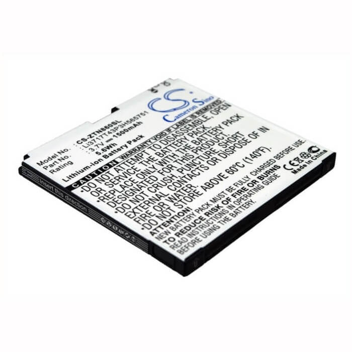 3.7V, Li-ion, 1500mAh, SmartPhone battery fits Medion, Li3717t43p3h565751, 4g 5.0mp, N860, 5.55Wh Mobile, SmartPhone Cameron Sino Technology Limited (Suspended)